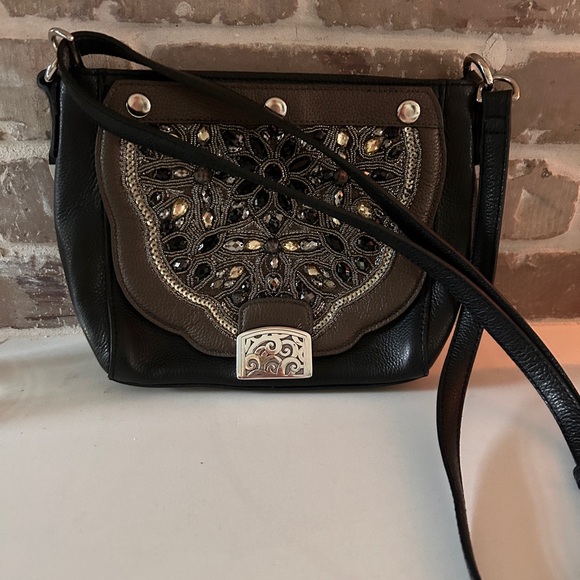 Brighton Handbags - NWOT - Brighton Bennett Embellished Crossbody Bag